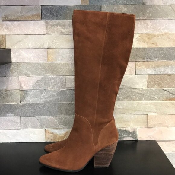 Charles David Nelson Suede To-The-Knee Boot - Picture 3 of 14